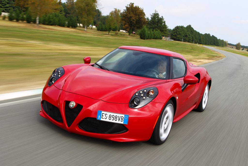 The Alfa Romeo 4C. The Alfa Romeo 4C.